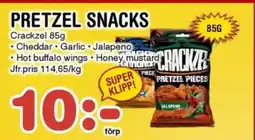 Nya Pulsen Crackzel Pretzel snacks erbjuda