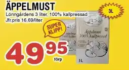 Nya Pulsen Lönngårdens Äppelmust erbjuda