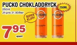 Nya Pulsen Pucko chokladdryck erbjuda