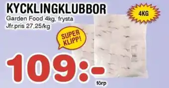 Nya Pulsen Kycklingklubbor erbjuda
