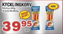 Nya Pulsen Morliny Kycklingkorv erbjuda
