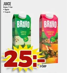 Nya Pulsen BRAVO Juice erbjuda