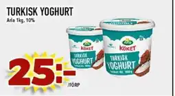 Nya Pulsen ARLA Turkisk yoghurt erbjuda