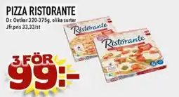 Nya Pulsen Dr. Oetker Pizza ristorante erbjuda