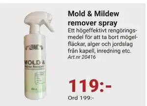 Erlandsons Brygga Mold & Mildew remover spray, SEK 119 erbjuda