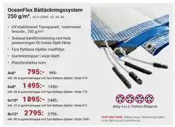 Erlandsons Brygga OceanFlex Båttäckningssystem 250 g/m² erbjuda