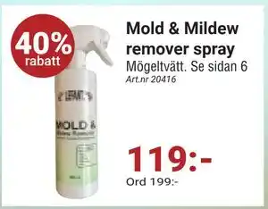 Erlandsons Brygga Mold & Mildew remover spray, SEK 119 erbjuda