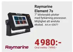 Erlandsons Brygga Raymarine Element 7s, SEK 4980 erbjuda