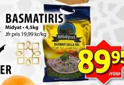 Matvärlden Tensta MIDYAT Basmatiris erbjuda