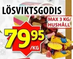 Matvärlden Tensta Lösviktsgodis erbjuda
