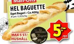 Matvärlden Tensta Hel baguette erbjuda