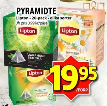 Matvärlden Tensta LIPTON Pyramidte erbjuda