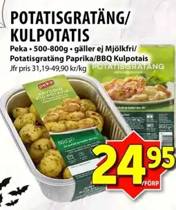 Matvärlden Tensta PEKA Potatisgratäng/ kulpotatis erbjuda