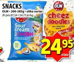 Matvärlden Tensta OLW Snacks erbjuda
