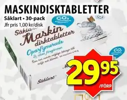 Matvärlden Tensta SÅKLART Maskindisktabletter erbjuda