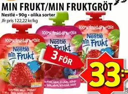 Matvärlden Tensta NESTLÉ Min frukt/min fruktgröt erbjuda
