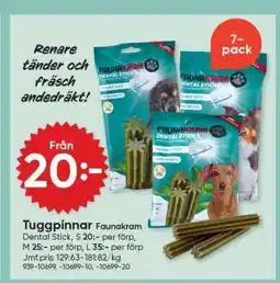 DollarStore Tuggpinnar Faunakram erbjuda