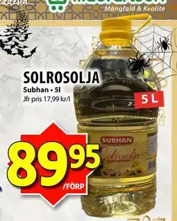 Matvärlden Tensta SOLROSOLJA, SEK 89.95 erbjuda