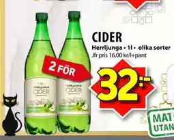 Matvärlden Tensta CIDER, SEK 32 erbjuda