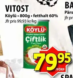 Matvärlden Tensta VITOST, SEK 79.95 erbjuda