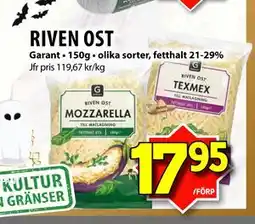 Matvärlden Tensta RIVEN OST, SEK 17.95 erbjuda