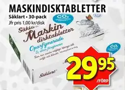 Matvärlden Tensta MASKINDISKTABLETTER, SEK 29.95 erbjuda