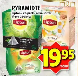 Matvärlden Tensta PYRAMIDTE, SEK 19.95 erbjuda