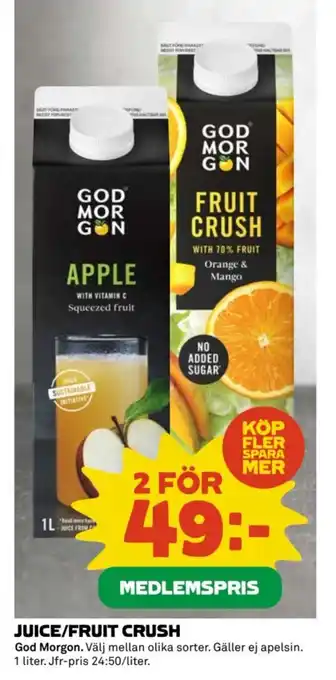 GOD MORGON Juice/fruit crush