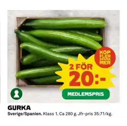 Coop Gurka erbjuda