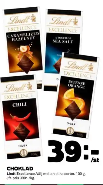 LINDT Choklad