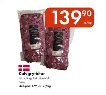 PRIME Kalvgrytbitar