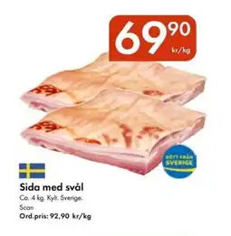 Snabbgross Sida med svål erbjuda