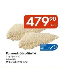 Snabbgross Panerad rödspättafilé erbjuda