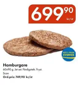 Snabbgross Hamburgare erbjuda