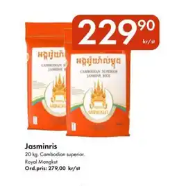 Snabbgross ROYAL MANGKUT Jasminris erbjuda