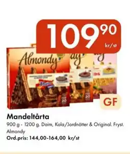 Snabbgross ALMONDY Mandeltårta erbjuda