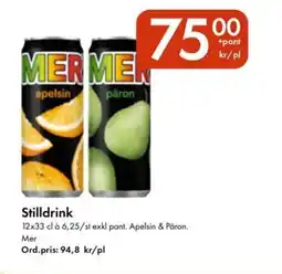 Snabbgross MER Stilldrink erbjuda