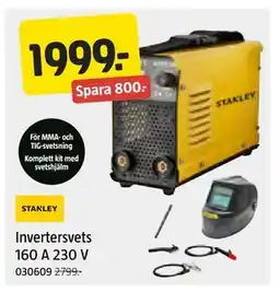 Jula Invertersvets 160 A 230 V, SEK 1999 erbjuda