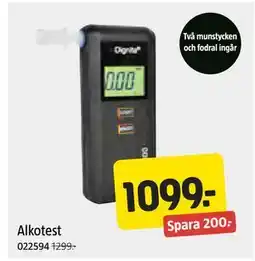 Jula Alkotest, SEK 1099 erbjuda