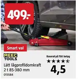 Jula Lätt lågprofildomkraft 2 t 85-380 mm, SEK 499 erbjuda