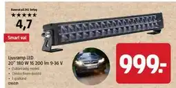 Jula Ljusramp LED 20” 180 W 16 200 lm 9-36 V, SEK 999 erbjuda