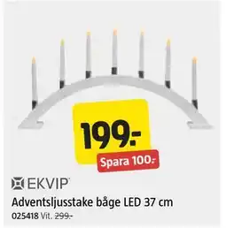 Jula Adventsljusstake båge LED 37 cm, SEK 199 erbjuda