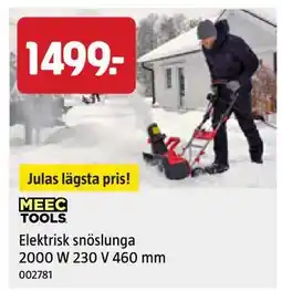 Jula Elektrisk snöslunga 2000 W 230 V 460 mm, SEK 1499 erbjuda