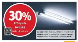Jula 30% LED-lysrör erbjuda