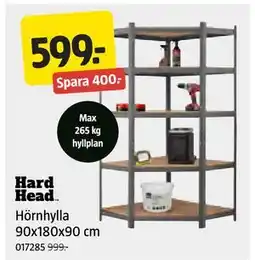 Jula Hörnhylla 90x180x90 cm, SEK 599 erbjuda