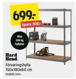 Jula Förvaringshylla 150x180x60 cm, SEK 699 erbjuda