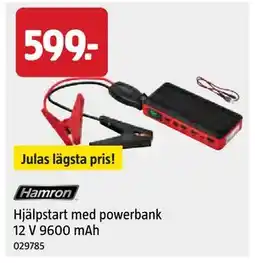 Jula Hjälpstart med powerbank 12 V 9600 mAh, SEK 599 erbjuda