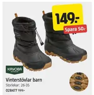 Vinterstövlar barn, SEK 149