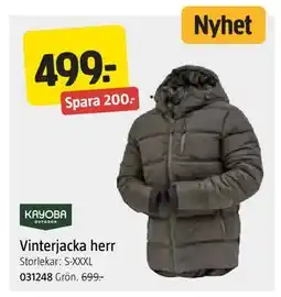 Jula Vinterjacka herr, SEK 499 erbjuda
