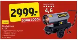 Jula Dieselvärmare 30 kW, SEK 2999 erbjuda